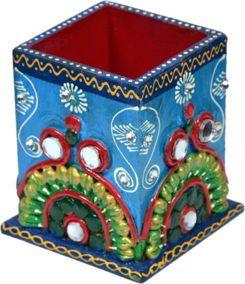 

Craft Trade 1 Compartments Wooden Pen Stand(Multicolor)