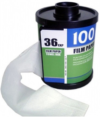 

GeekGoodies Film Roll 1 Compartments Plastic Tissue Box(Green)