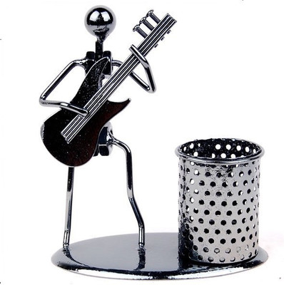 

Gift Studio 1 Compartments Metal Pen Holder(Black)