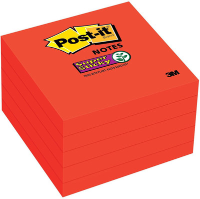 

Post-It 0 Compartments Paper Sticky-Notes(Red)