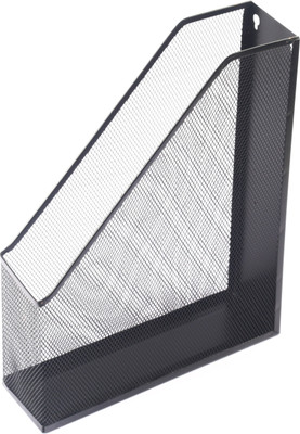 

Chrome Multipurpose Trays 1 Compartments Metal Document Holder(Black)