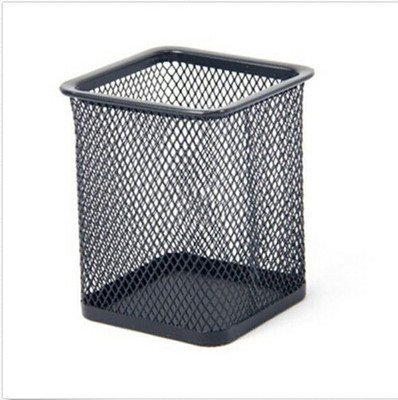 

Dragon 1 Compartments Metal Mesh Pen Holder(Black)
