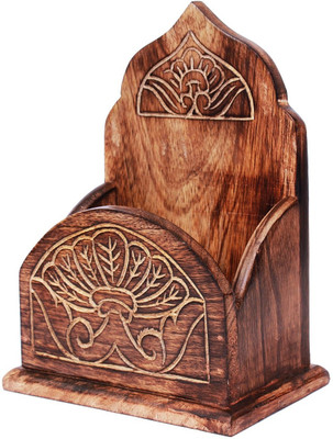 

Store Indya Signature 1 Compartments Wooden Letter Holder(Brown)