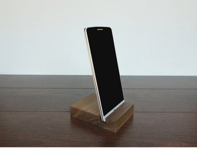 

Onlineshoppee CAC 1 Compartments Wooden Mobile Stand(Brown)