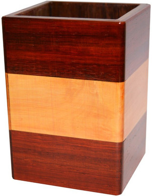 

SS Padam Handicraft Industries 1 Compartments Wooden Pen Stand(Multicolor)