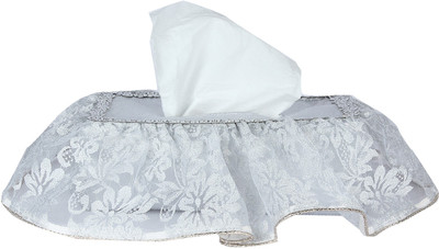 

Art Horizons Designer 1 Compartments Fabric Tissue Box(White)