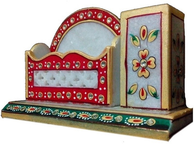 

JaipurCrafts Tukins 2 Compartments Marble Pen Stand(Multicolor)