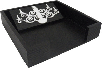 

Aradhana Arts 1 Compartments Wood Tissue Tray(Multicolor)