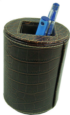

Essart T-21 1 Compartments Wooden Pen Holder(Brown)
