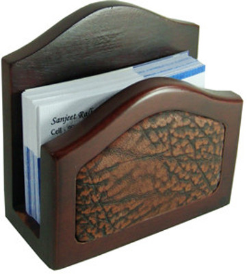 

Essart VCS-21-B 1 Compartments Wooden Card Stand(Tan, Brown)