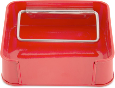 

Elan 1 Compartments Steel Napkin Holder(Red)