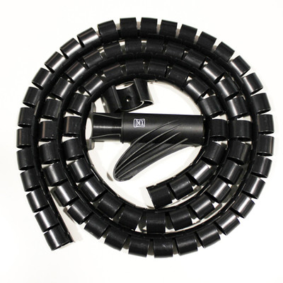 

MX 1 Compartments Plastic Cable cover(Black)