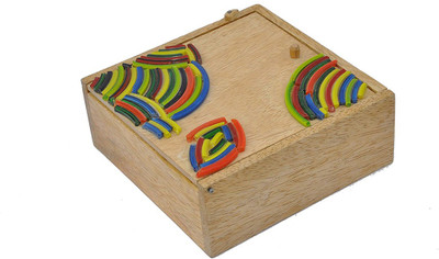 

Ivei 1 Compartments Wood Box(Multicolor)