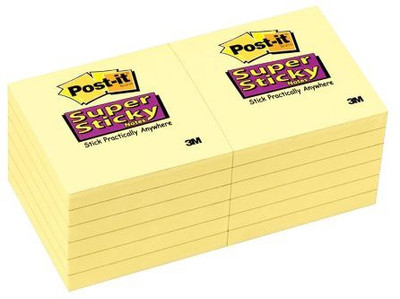 

Post-It 0 Compartments Paper Sticky-Notes(Yellow)