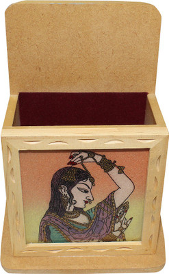 

Paramsai 1 Compartments Wood Mobile Stand(Brown)