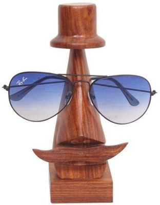 

Craftatoz 1 Compartments Wood 1 Compartments Spectacle Holder(Brown)