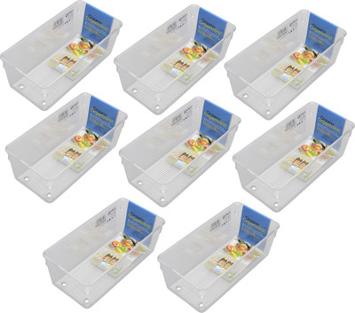 

Mabalo KI32 1 Compartments Plastic Drawer Organiser(Transparent)