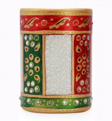 

KSC International 1 Compartments Marble PEN Holder(Multicolor)