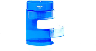 

Chrome Multipurpose 6 Compartments Plastic Pen Stand(Blue)
