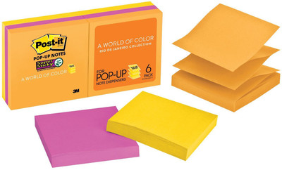 

Post-It 0 Compartments Paper Sticky-Notes(Multicolor)