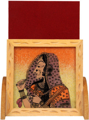 

Ratash.com 1 Compartments Wood Pen Stand Holder(Brown)