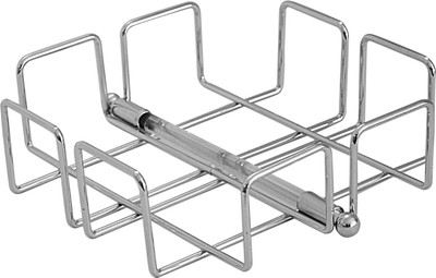 

Eoan International 1 Compartments Chrome Plated Mild Steel Napkin Holder(Chrome Finish)