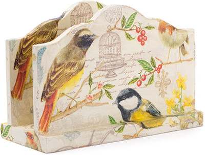 

IAM 1 Compartments Wood Napkin Holder(Multicolor)