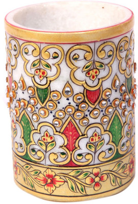 

KSC International 1 Compartments Marble PEN Holder(Multicolor)