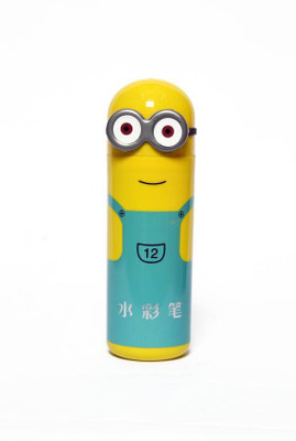 

MINION 1 Compartments Plastic Sketch Pen Stand(Green)