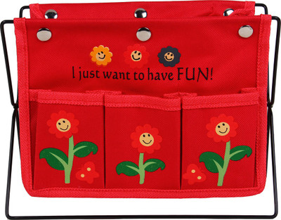 

Urbanlyfe Ni Hao 1 Compartments Polyster File Organizer(Red)