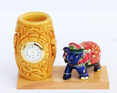

Craft Junction 1 Compartments Wooden Pen stand(Multicolor)