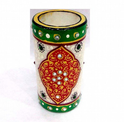 KSC International 1 Compartments Marble PEN Holder(Multicolor)