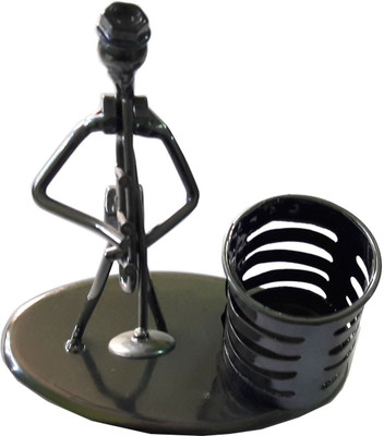 

CraftEra 1 Compartments Iron Pen Holder(Grey)