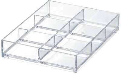 

Howards 6 Compartments Plastic Tray Oraganizer(Clear)