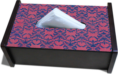 KOLOROBIA 1 Compartments Wooden Tissue Box(Brown)