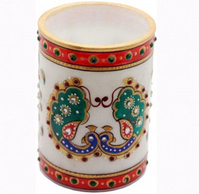 

KSC International 1 Compartments Marble PEN Holder(Multicolor)