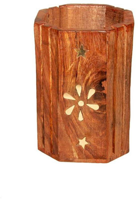 

Acme Production 1 Compartments solid wood pen holder(Brown)