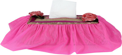 

Art Horizons Designer 1 Compartments Fabric Tissue Box(Pink)