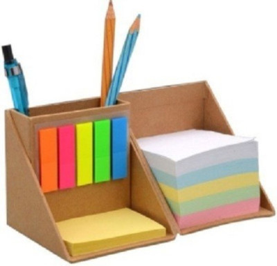 

Capstone 2 Compartments PAPER wooden desk organizer(wooden yellow)