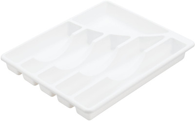 

Sterilite 6 Compartments Plastic Desk Organizer(White)