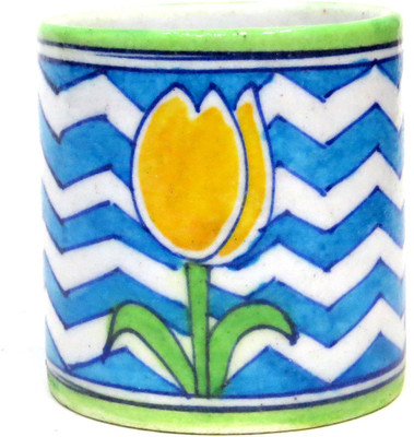 

Aurea 1 Compartments Ceramic Multipurpose Holder(Blue)