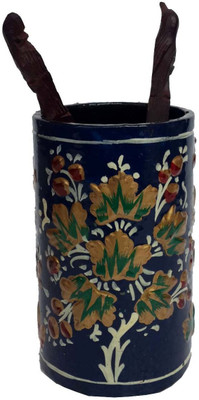 

DivineCrafts POC-22 1 Compartments Papier-Mache Pen Stand(Multicolor)
