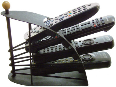CheckSums 4 Compartments Metal Remote Stand(Black) available at flipkart for Rs.325