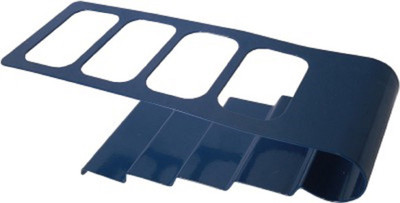 

Saleh Organizer01 4 Compartments Metal Remote Holder(Blue)