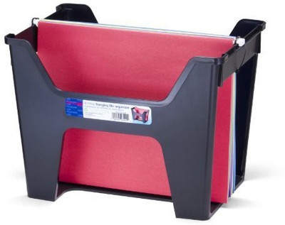 

Officemate International 5 Compartments Plastic Hanging File Folders(Black)
