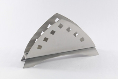 

Clobber 1 Compartments Stainless Steel Napkin Holder(Steel, Silver)