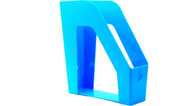 Chrome Multipurpose Trays 1 Compartments Plastic File Rack(Blue)