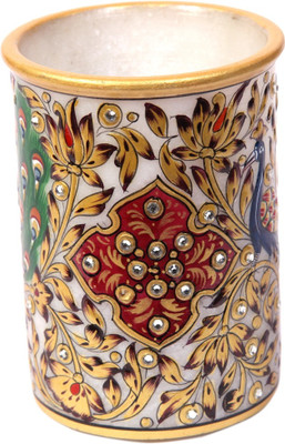 

KSC International 1 Compartments Marble PEN Holder(Multicolor)