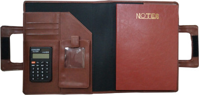 

Tiara Diaries 4 Compartments FOX LEATHER DISPLAY BOOK(Brown)