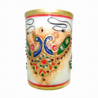 

KSC International 1 Compartments Marble PEN Holder(Multicolor)